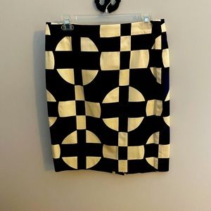 Jcrew patterned pencil skirt